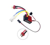 Impermeable 60A cepillado ESC para coches de orugas a escala 1/10 con conectores RTRs Play y compatibilidad Lipos compatible con controlador de velocidad cepillado