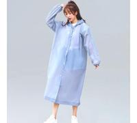 Impermeable Adulto con Capucha EVA Grueso Manga Larga(Grey)