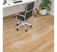 Impermeable Alfombrilla Transparente, Protector De Suelo para Silla De Oficina Tapete De PVC Liso,Alfombra Protectora para Escritorio Suelos Duros para Oficina Parquet(Escarchado,32x55in/80x140cm)