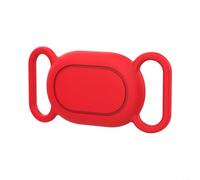 Impermeable Anti-perdida Silicona Pet Collar Titular Para Xiaomi Tags, Anti-perdida e impermeable Fundas protectoras, Titular o Collar de perro Accesorios de silicona (Rojo)