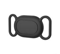 Impermeable Anti-perdida Silicona Pet Collar Titular Para Xiaomi Tags, Anti-perdida y resistente al agua Fundas protectoras, Titular o Collar de perro Accesorios de silicona (negro)