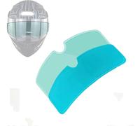 Impermeable, Antivaho Casco Moto,Antivaho Casco,Película Casco Moto, Visión HD, Resistencia a La Hidrólisis Física, Antivaho, Antideslumbrante, Película Protectora Transparente para Casco, 2pc