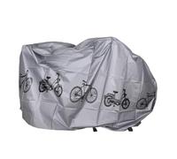 Impermeable Bike Cover, Storage Tarp Protector, plegable Lightweight Design, resistente al agua y a la suciedad, ideal para viajar, Rain, Warehouse, al aire libre Cycling, gris y negro