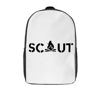 Impermeable Bolsa De Viaje Fogata Scout Mochila De Viaje Casual Bolso Mochila para Hombres, Viajes, Adolescente, 42X32X14Cm