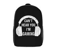 Impermeable Bolsa De Viaje Los Juegos No Pueden Oír Bolso Mochila Diaria Mochila para Escuela para Viajes, Gimnasio, Adolescente, 42X32X14Cm