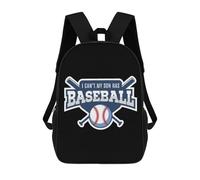 Impermeable Bolsa De Viaje No Puedo, Mi Hijo Tiene Béisbol Bolsa para Portátil con Compartimento Mochila Universidad para Adolescente, Mujeres, Trabajo, 42X32X14Cm