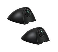 Impermeable Camara Cámara Visión Lateral HD Coche Un Par Visión Nocturna Montaje Impermeable Espejo Trasero Punto Ciego para Vehículos Visión Nocturna(Negro)