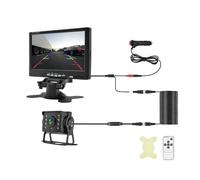 Impermeable Camara Cámara Vista Trasera Coche Universal para Estacionamiento con Monitor para Camión Autobús 7 Pantalla HD 1024 * 600 Visión Nocturna