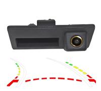 Impermeable Camara HD CCD Vista Trasera Coche Cámara para Asa Maletero Respaldo Inverso para VW para Passat para para A4L/6L/3 S5 Visión Nocturna