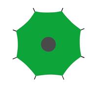 Impermeable con Protección Solar, Cubierta para De Trampolín: Refugio para Saltos De Jardín, Tela De Sombra para Exteriores, Techo De Trampolín para Patio Trasero con Diseño De Soporte Ple