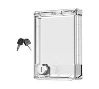 Impermeable Con Tapa Para Interruptores - Panel Transparente Con Bloqueo De Seguridad Para Niños | Protector De Enchufe Tipo 86: Cubierta 'Interruptor De Balancín Resistente