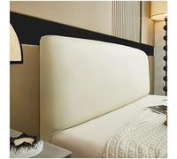 Impermeable Cubierta Elástica For Cabecero De Cama - Funda Protectora Antipolvo For Dormitorio(Beige,110-130CM/43-51in)