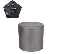 Impermeable Cubiertas Protectora de Muebles de Jardín 90x90cm, 420D Funda Oxford Impermeable Redonda, Fundas para Mesas de Exterior Resistente para Mesa de Comedor, para Mesa Silla Muebles,Sofa