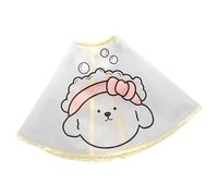 Impermeable Dog Cape, Adjustable Pet Grooming Cloak, Frosted Clear Cat Jacket, Easy-to-Clean Haircut Protection, Comfortable Fit, Small/Medium/Large, Ideal para mascotas Salones y Home Grooming