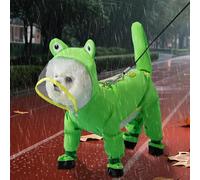 Impermeable Dog Coat - Reflective Rain Jackets Design, Adjustable Hooded Poncho, Tail Feet Protection | Small Medium Large Dogs Snow Thunderstorm Cold Weather Daily Walking Outdoor.