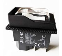 Impermeable Encendido Apagado Interruptores Pulsadores Electromagnéticos KJD16 KEDU 220V 16A 2HP Interruptor de Botón de Seguridad de 4 pines para Máquina de Torno