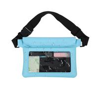 Impermeable Fanny Pack Swimming, Phone Holder Belt con correa ajustable, 9,84 x 7,09 x 1,18 pulgadas, Outdoor Water Sports, Portable Waist Pouch for Beach, Kayaking, Boating, azul, Se référer au