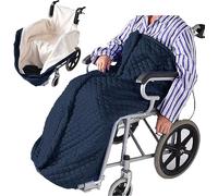 Impermeable forro polar silla de ruedas acogedora cubierta, lavable a máquina para adultos silla de ruedas acogedora silla de ruedas acogedora cubierta cubre la pierna y y la parte inferior del cuerpo