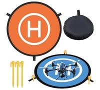 Impermeable Helicoptero Pad,Drone Landing Pad,Plataforma Aterrizaje Para Drones,Plegable Drone Landing Pad,Accesorios Drone Mat PortáTil,Tapete De Aterrizaje Para Drones De Doble Cara