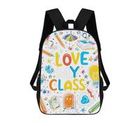 Impermeable Mochila De Viaje Amo Mi Clase Mochilas Escolares Casual Bolso Mochilas para Mujeres, Hombres, Adolescente, 42X32X14Cm