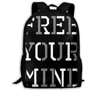 Impermeable Mochila Universidad Libera Tu Mente Bolsa De Deporte Al Aire Libre Mochila Escolar para Gimnasio, Viaje, Mujeres, 42X32X14Cm
