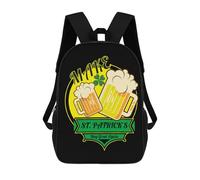 Impermeable Mochilas Escolares Hagamos Que El Día De San Patricio Sea Grandioso Otra Vez Mochila De Viaje Unisex Tipo Casual Bolsas para Gimnasio, Hombres, Adolescente, 42X32X14Cm
