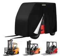 impermeable para carretilla elevadora | con puerta con cremallera y banda reflectante | Cubierta para todas las estaciones para carretilla elevadora - para astilleros de garaje almacenes centros