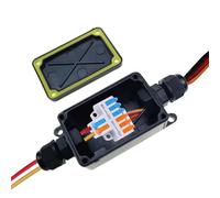 Impermeable para Conexiones | Protector Retardante de Llama y Sellado,s de Conexión para Cable de Alimentación Externo | para Pasillo, Patio, Terraza, Cubierta, Piscina, Techo, Puerta, Regleta de