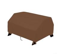 Impermeable para Mesa para actividades Infantiles Exterior - Funda Poliéster con Cordón Ajustable para Mesa para arena Agua 102x102x53cm(Coffee)
