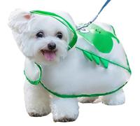 Impermeable para Perros con Capucha,Impermeables para Perros pequeños | Chaqueta Impermeable Ajustable para Mascotas con Bonito Estampado,Ropa Ligera fácil de Llevar de la Lluvia del Animal doméstico