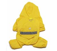 Impermeable para Perros,Impermeable para Mascotas, Dog Raincoat Waterproof Puppy Pet Dog Rain Coat Hooded Reflective Raining Coat Pet Dog Costumes Camouflage Clothes(Yellow,X Large)