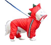Impermeable para perros - Impermeable Vimy para perros | Chaqueta impermeable para perros con elementos reflectantes para mayor seguridad en la oscuridad Chubasquero para perros con capucha Chubasquer