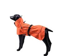 Impermeable para Perros, Poncho de Primavera for Mascotas, Ligero, Transpirable, Impermeable for Perros Grandes y medianos, Ropa cálida for, Suministros for(Orange,XXL)