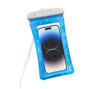 impermeable para teléfono para natación, flotante para pantalla táctil para deportes acuáticos, diseño de sellado seguro con cordón ajustable, protectora para natación, buceo, playa