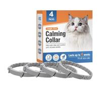 Impermeable Pet Calming Collar for Dogs, 4X Stress Relief Pheromone Collar to Reduce Separation and Bad Behavior, Lasts 30 Days for Puppies and Adult Dogs Color BlackGreyPurple