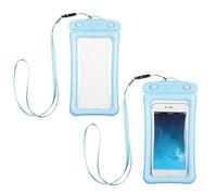 Impermeable Phone Pouch 2 Pack 22 x 10,6 cm PVC Dry Bag Cell Phone Protector With Lanyard | Adjustable Hands Free Waterproof Case For Beach Lake River Swimming | Dustproof Phones Dry Bag For, , Se