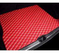Impermeable Protector Alfombra Alfombrilla para Maletero De Coche para Macan 2014 2015 2016 2017 2018 2019 2020 Forro De Carga Alfombra Cubierta De Piezas Interiores(Rojo)