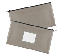 Impermeable PU Cuero Tarjetero Documento Con Ventana Transparente Para La Organización De Archivos Uso Oficina Bolsa De Documentos