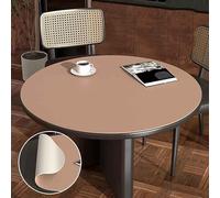 Impermeable Runde Leder Tischdecke für Biertische langlebig & doppellagiger Schutz ideal para exteriores Veranstaltungen 50 cm stylisch & schützend.