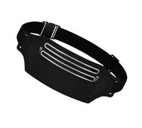 Impermeable Running Fanny Pack - Ajustable Unisex Sport Waist Bag | Correa de sujeción de teléfono transpirable para fitness, correr, caminar y practicar al aire libre, hiking y cicling., Negro