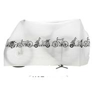 Imperméable vélo Roller Moto F-43104 Mokick Coque Housse de Protection blanc
