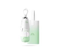 Impervius Patronum Mini Vogue Paraguas de Viaje Plegable Portátil Compacto Con Manija del Anillo y Bolsa de Almacenamiento,Color Degradado,6 * 2 Varillas,Protección UV,Sol y Lluvia,Mujeres y Niños