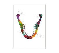 Implante de dientes abstracto herramientas belleza Dental cuadro sobre lienzo for pared carteles nórdicos e impresiones cuadros for decoración Hospital(L,A4 21X30 cm Unframed)