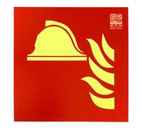 IMPLASER EX214L Señal material para equipos de emergencia Clase A 21x21cm