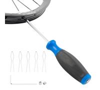 Implemento De Instalación De Radios De Bicicleta: Dispositivo Portátil De Mano Para Girar Los Pezones, Manija De Soporte De Alineación De Precisión, De Guía De Bloqueo De Acero Inoxidable, Apa