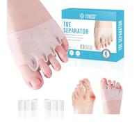 Impoditiongs 1 Piezas Corrector de Dedos de Pies, Espaciadores Hallux Valgus, Separador Dedos Pie, Corrector de Pies mujeres y hombres, para corregir los dedos de los pies y garra martillo