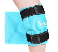 Impoditiongs Bolsa Hielo Rodilla, Hielo Rodilla de uso sencillo, Reutilizables Rodillas Paquete de Hielo, Paquete de hielo en la rodilla con envoltura, Para Rodillas, Piernas, Codos (Azul)