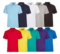 Imporio 11® Camiseta polo de manga corta para niños y niñas, para vacaciones de verano, piqué, de 5 a 14 años, blanco, 9-10 años