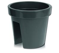 Importacion Maceta para Barandilla Plastiken Antracita Polipropileno