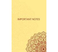 Important Notes: "Every great idea begins with a single note"